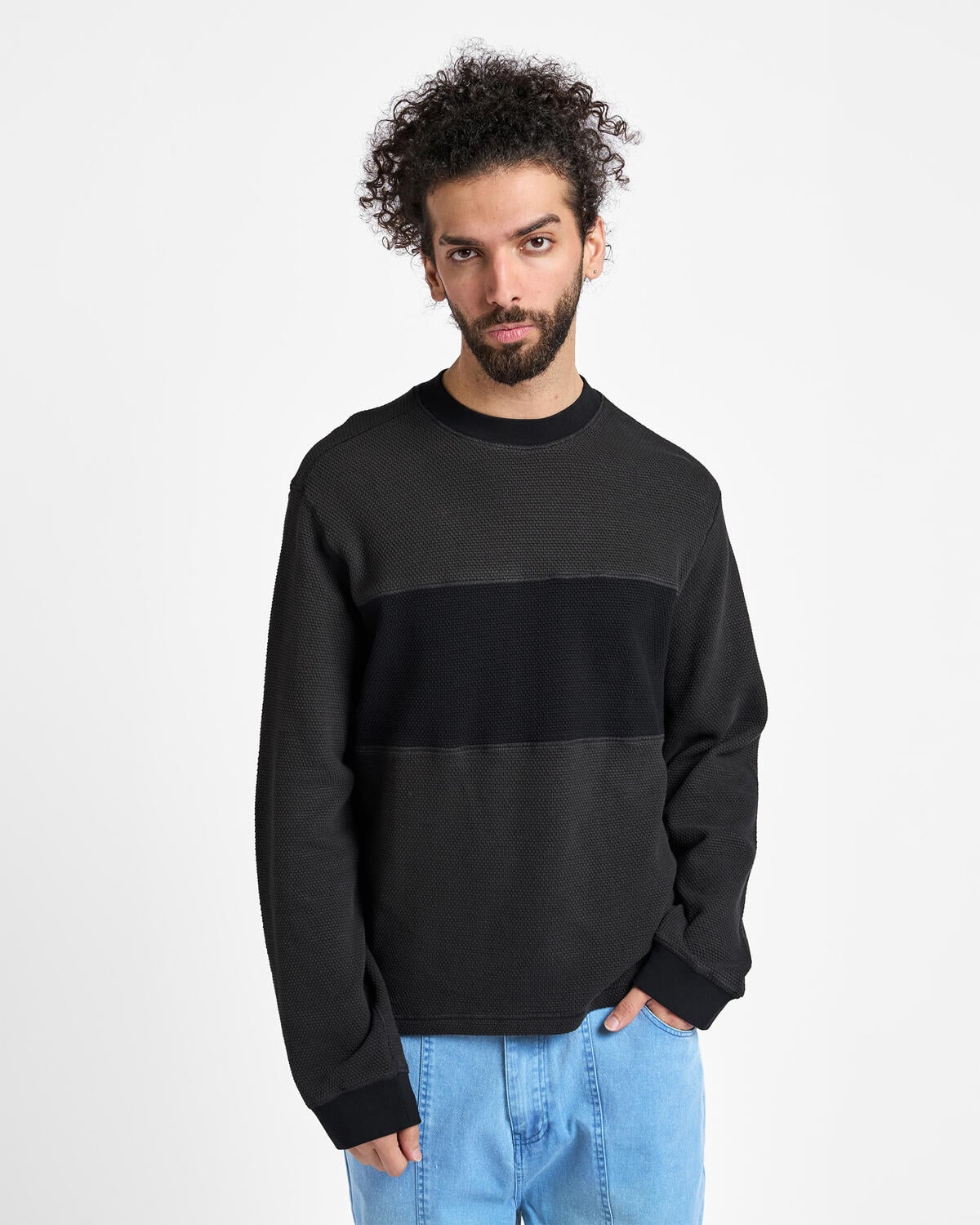 Brain Dead Thermal Long Sleeve Tee | P26T01004833-cha | AFEW STORE